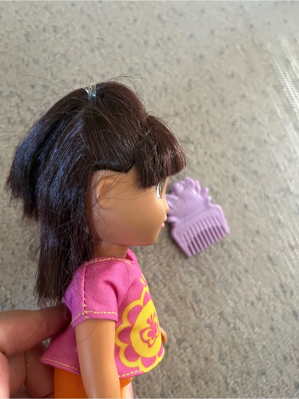Dora the Explorer Purple Snowflake Plush Doll & Mini Doll Set